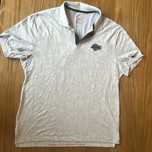 Lakers Nike Dri-Fit Tiger woods polo - size M